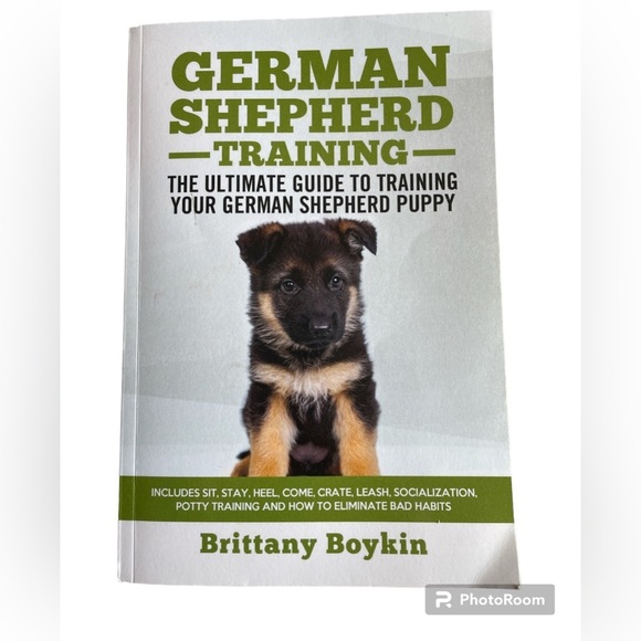 German Shepherd puppy training book  written by Brittany Boykin - Picture 1 of 4